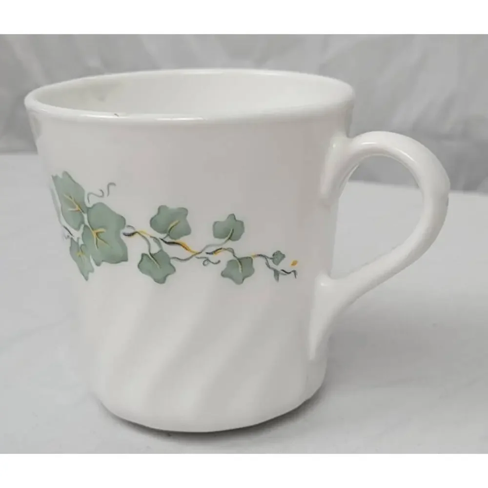 Corning Ware Corelle Callaway Swirl Ivy Tea Coffee Cup Mug